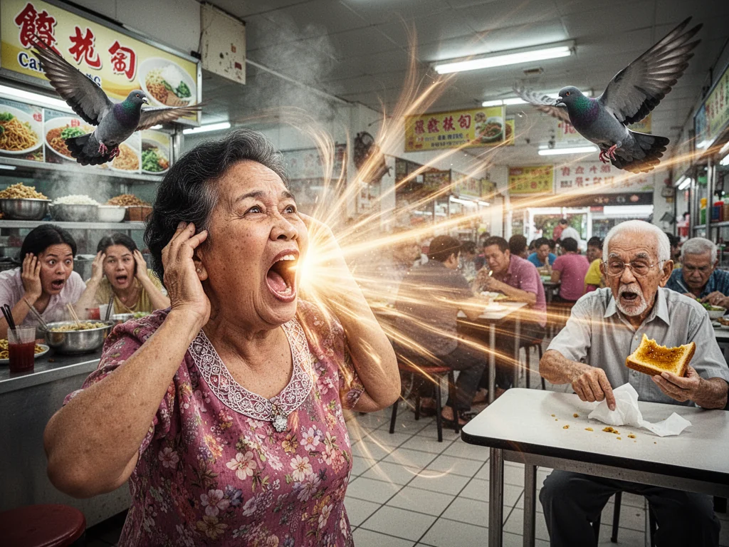 Kopitiam Auntie’s Screech Officially Replaces SAF Air Defence Siren