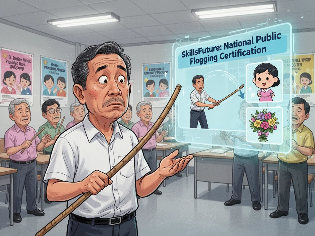 Government To Seize Unused SkillsFuture Credits For Mandatory Flogging Lessons