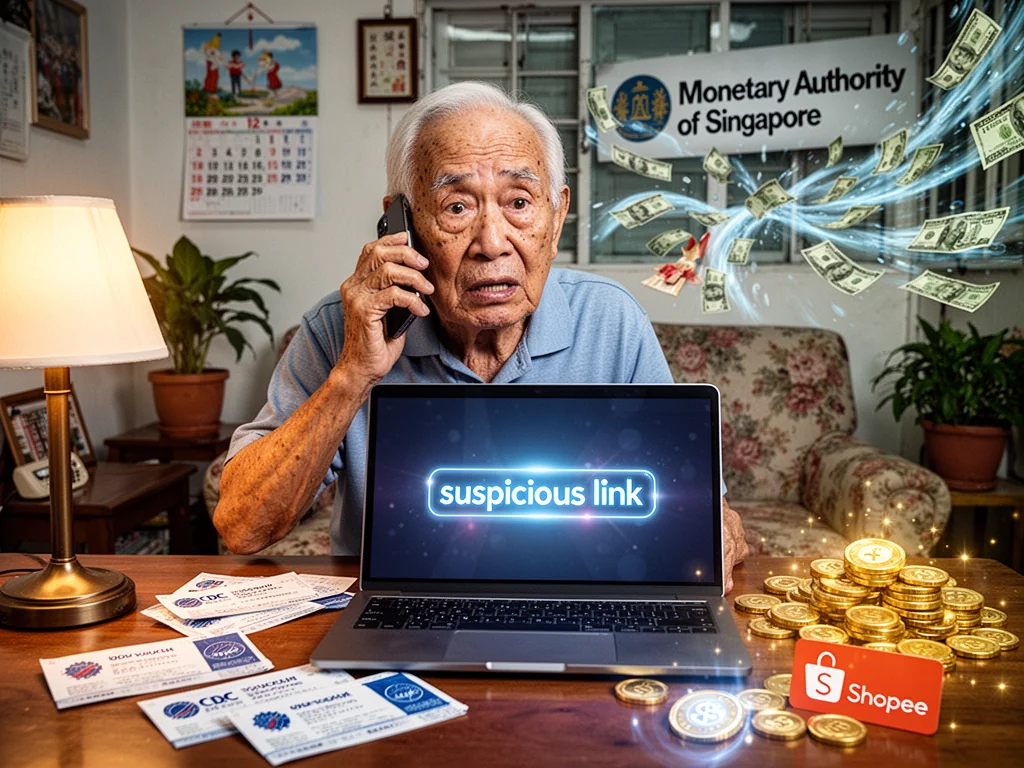 Singaporean Uncle Demands 5% Cashback From Life Savings Scammer