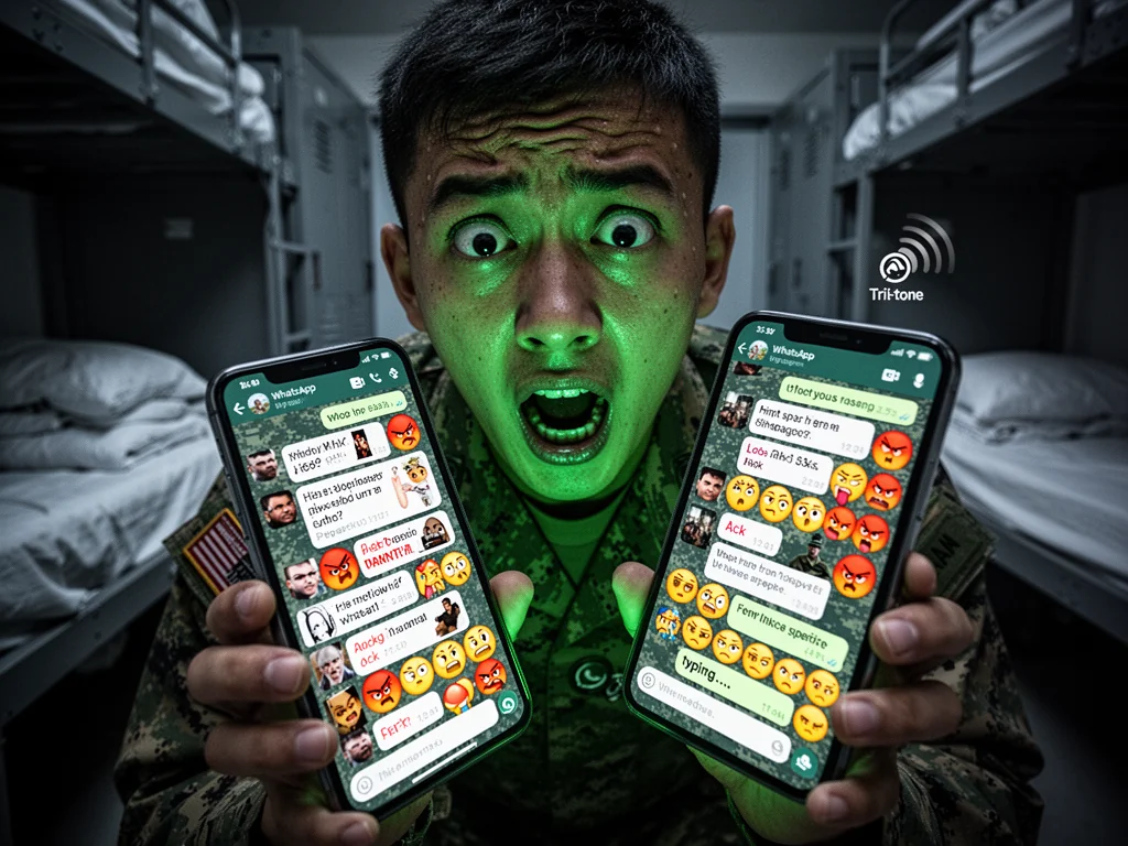 MINDEF Replaces Waterboarding With 24/7 Access To Platoon WhatsApp Group