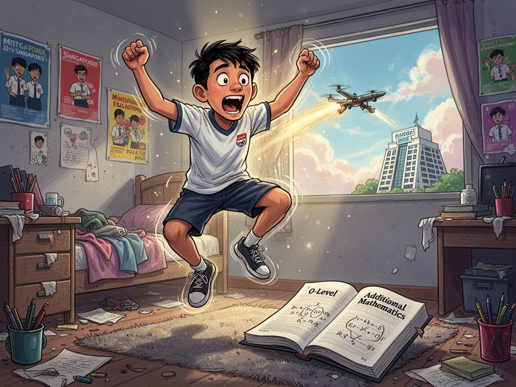 Local Student Prays Iranian Missiles Hit MOE Before O-Level Math