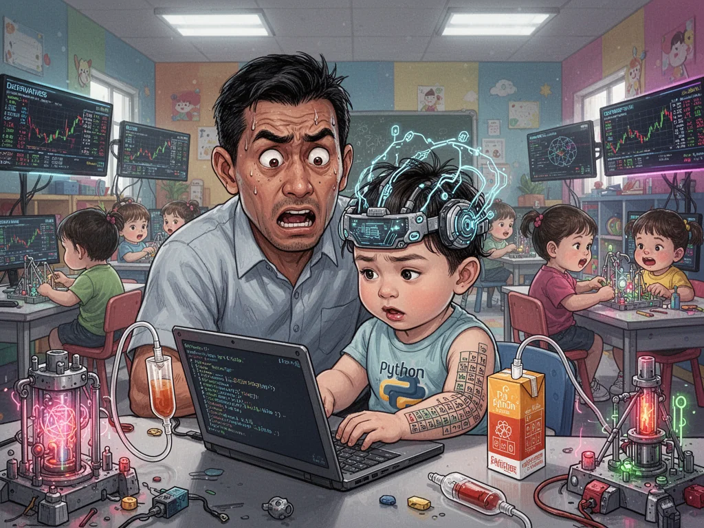MOE Mandates Toddlers Master Quantum Physics Before Learning To Wipe