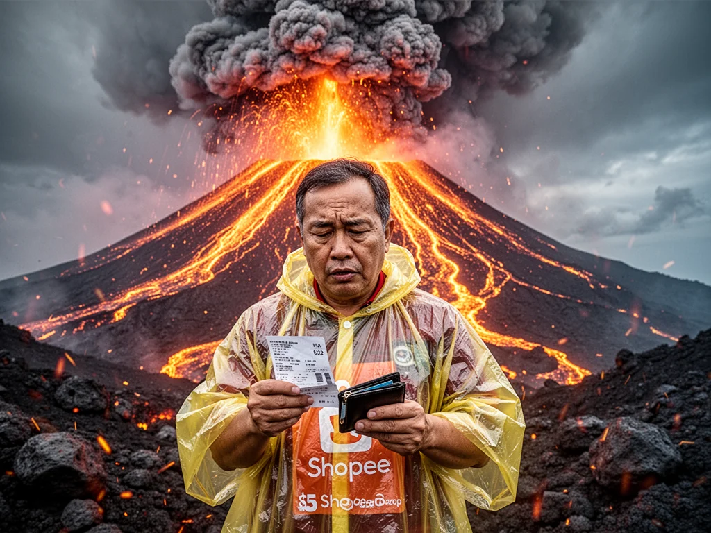 Sinkie Prefers Sudden Volcanic Death Over Losing $200 Airfare Refund