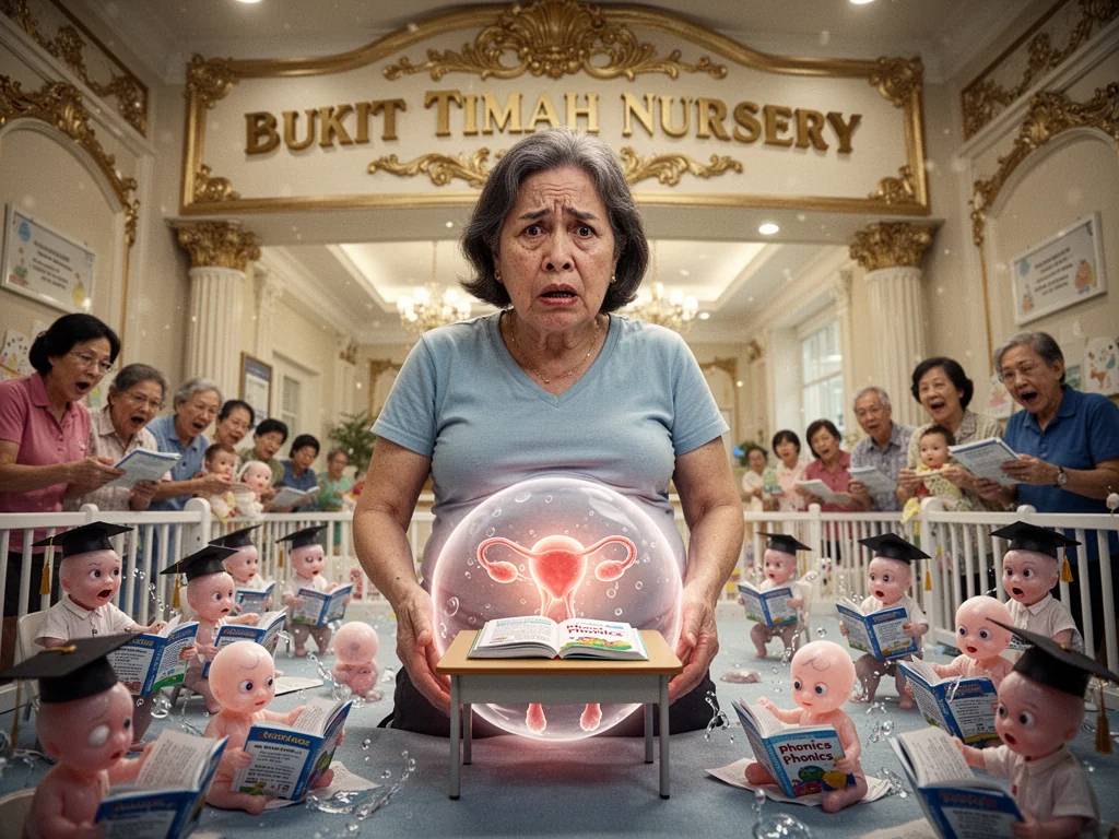 Local Woman Enrols Left Ovary Into Elite Nursery Waiting List