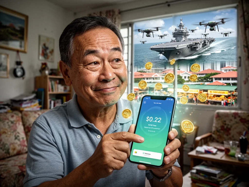Sinkie's Trapped E-Wallet Cents Declared New Singapore National Reserve