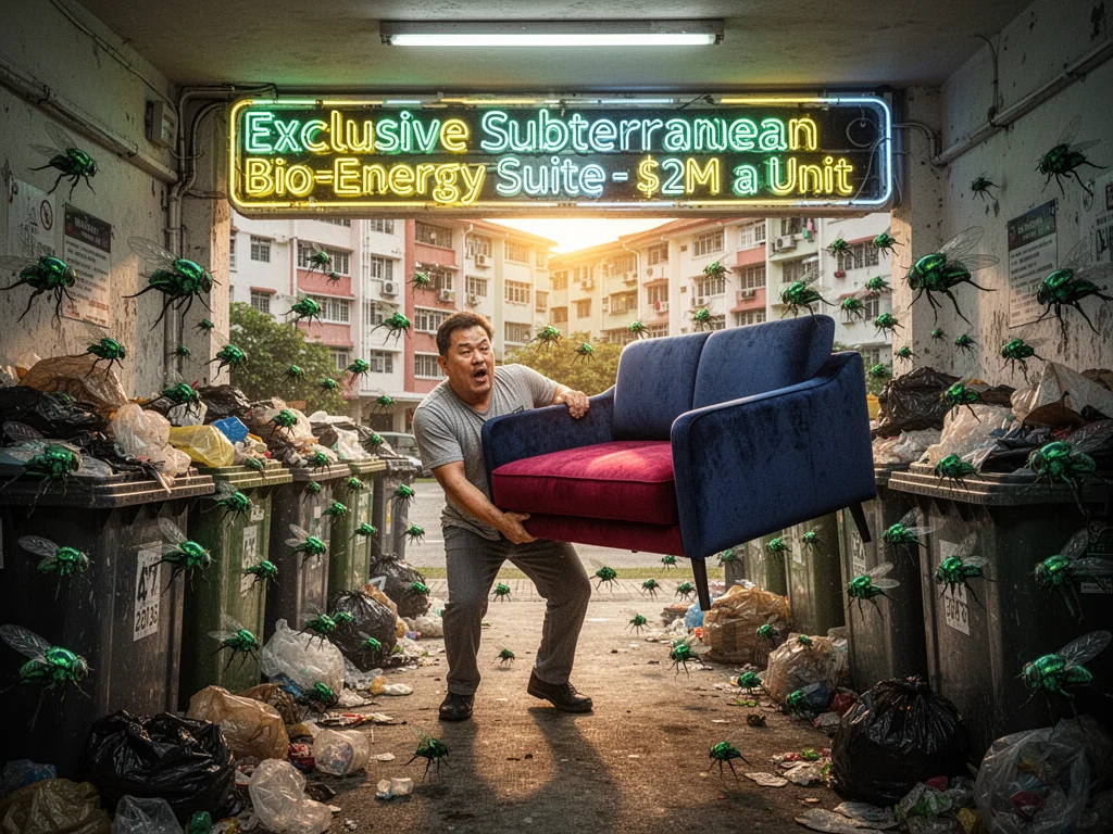 Sinkie Lives In Rubbish Chute To Maximise ‘Wealth Vortex’
