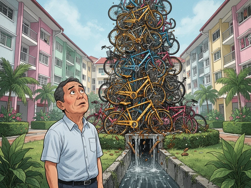 Singapore Declares Abandoned Bike Piles Official UNESCO Heritage Sites
